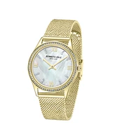 Kenneth Cole New York Women's Classic Gold Stainless Steel 34mm