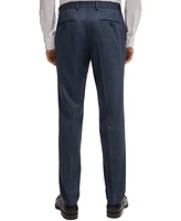 Boss by Hugo Men's Micro-Patterned Regular-Fit Suit