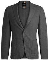 Boss by Hugo Men's Micro-Patterned Slim-Fit Jacket