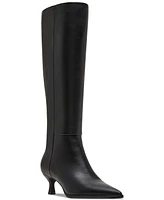 Madden Girl Debut Wide-Calf Knee-High Kitten-Heel Dress Boots