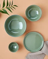 Infuse Nesting 4 Pc. Stoneware Dinnerware Set, Service for 1