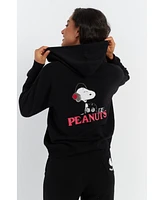 Chinti and Parker Women's & Snoopy Music Wool Cashmere Hoodie