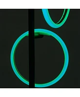 Brightech Saturn 66" Led Tree Floor Lamp with 3 Rgb Light Rings