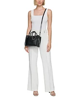 Karl Lagerfeld Paris Cerise Leather Crossbody