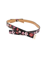 Kate Spade New York Women's 19mm Fall Poppies Bow Belt