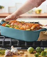 Rachael Ray Nitro Cast Iron 9-Inch x 13-Inch Roasting Pan
