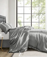 Madison Park Essentials Satin Luxury 4-Pc. Comforter Set, Full/Queen