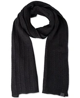 Kenneth Cole Reaction Men's Ribbed Herringbone Beanie & Scarf Set