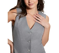 Guess Women's Doris Rhinestone-Button Sheath Dress
