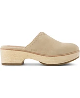 Toms Women's Addison Suede Wood Mule Clog