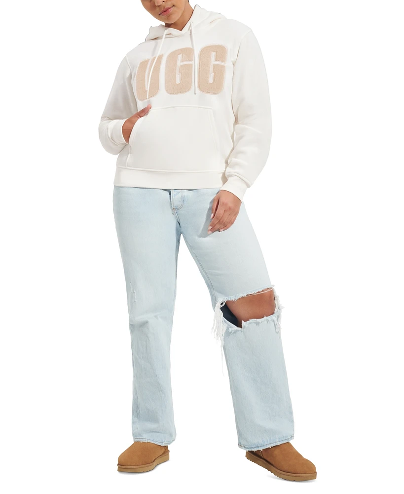 Ugg Women's Rey UGGfluff Logo Hoodie