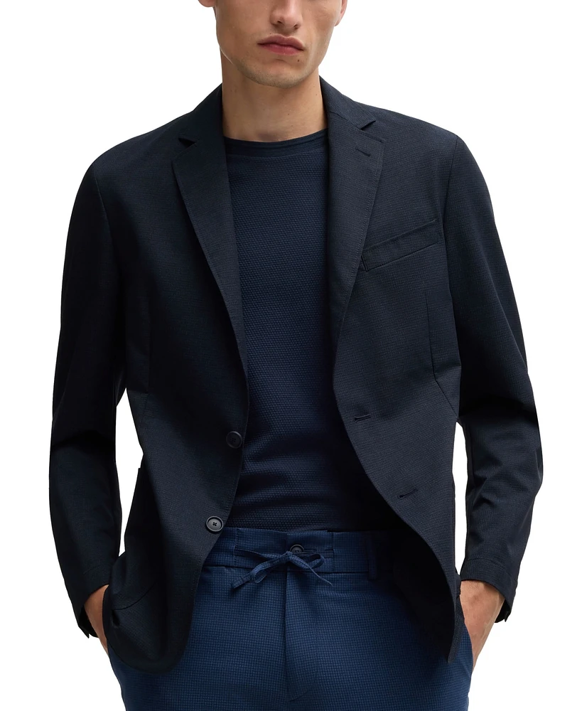 Boss by Hugo Men's Mesh Slim-Fit Jacket