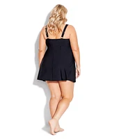 Avenue Women's Empire Swim Dress