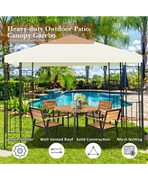 Skonyon 10 x 10 Feet Patio Gazebo Canopy Tent Garden Shelter