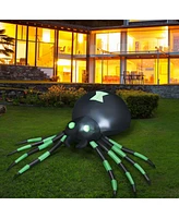 Skonyon 6 Feet Halloween Inflatable Blow-Up Spider