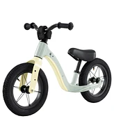 Vebreda 12-Inch Balance Bike with Adjustable Seat and Rotatable Handlebar for Over 36 Months Old-Pink