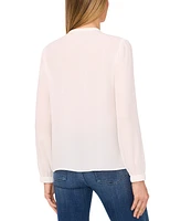 CeCe Women's Faux-Pearl-Button Blouse