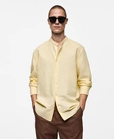 Mango Men's Linen Blend Shirt