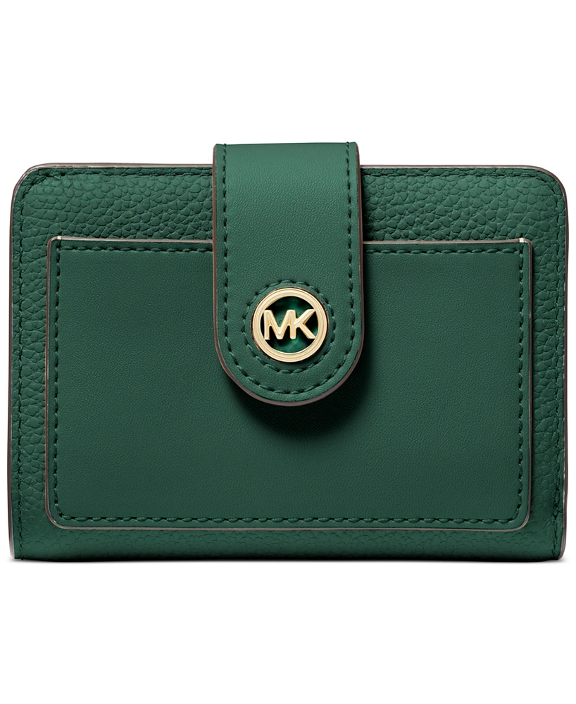 Michael Kors Charm Small Tab Compact Pocket Wallet