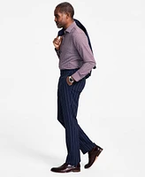 Tayion Collection Men's Regular-Fit Pinstripe Suit Pants