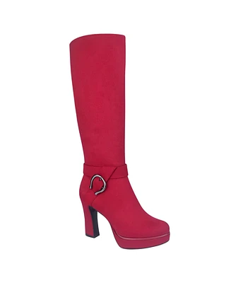 Impo Women's Olinda Memory Foam Stretch Platform Boots