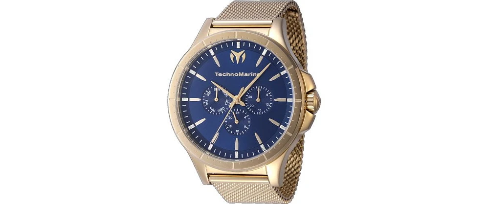 TechnoMarine Men's Tm- MoonSun Quartz Chronograph Blue