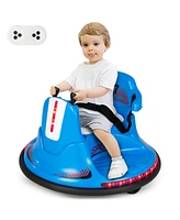 Costway 6V Bumper Car for Kids Toddlers Electric Ride On Vehicle