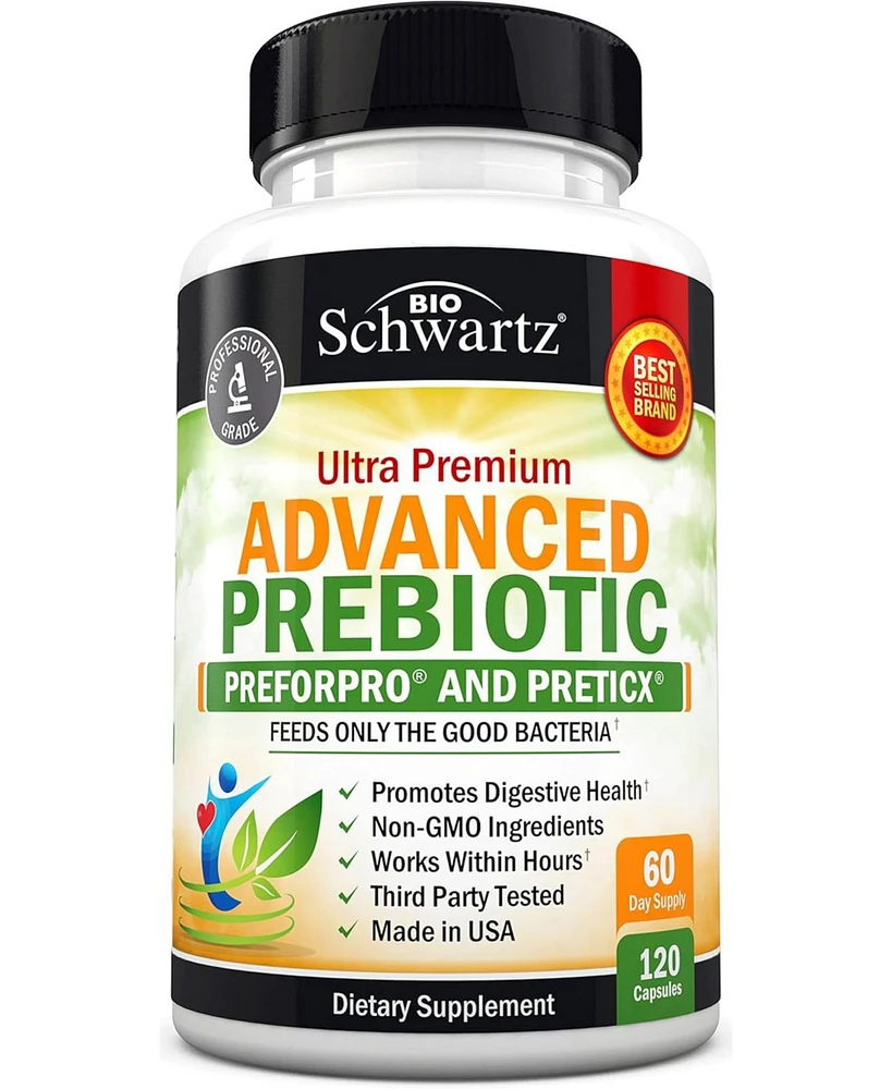 BioSchwartz Prebiotics for Advanced Gut Health - Immune System Support