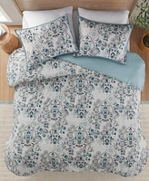 Madison Park Brielle 3-Pc. Duvet Cover Set, Full/Queen