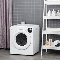 Compact Electric Clothes Dryer for Apartments and Dorms