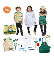 Born Toys Bintiva - Dress Up Trunk: Science - Explorer - Garden