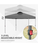 Streamdale Furniture Pop-Up Canopy Tent with Adjustable Height