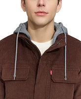 Levi's Men's Hooded Corduroy Zip Jacket