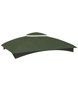 Streamdale Furniture Green 10' x 12' Gazebo Canopy Replacement