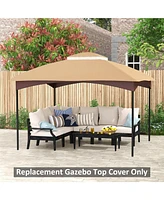 Streamdale Furniture 10' x 12' Gazebo Canopy Cover, Beige