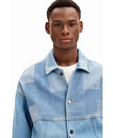 Desigual Men's Patchwork denim jacket