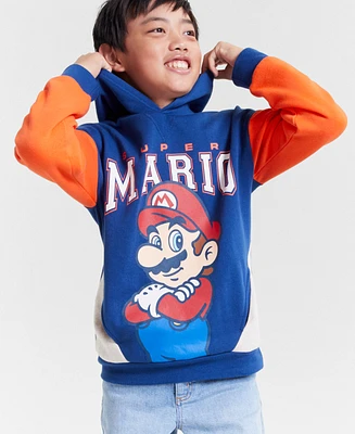 Mario Bros. Big Boys Pullover Hoodie