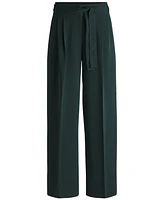 Boss by Hugo Women's Crease-Resistant Relaxed-Fit Trousers