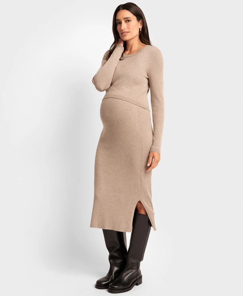 Seraphine Women's Layered Sweater Dress