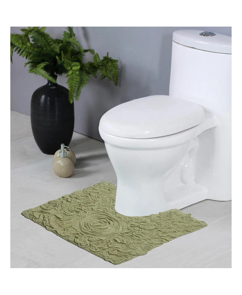 Home Weavers Bell Flower Bath Rug