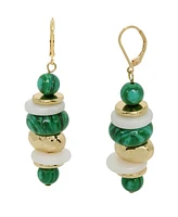 Robert Lee Morris Soho Mixed Beaded Dangle Earrings