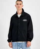 Mode of One Men's Twill Coaches Jacket, Created for Macy's