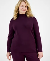 Anne Klein Plus Turtleneck Sweater