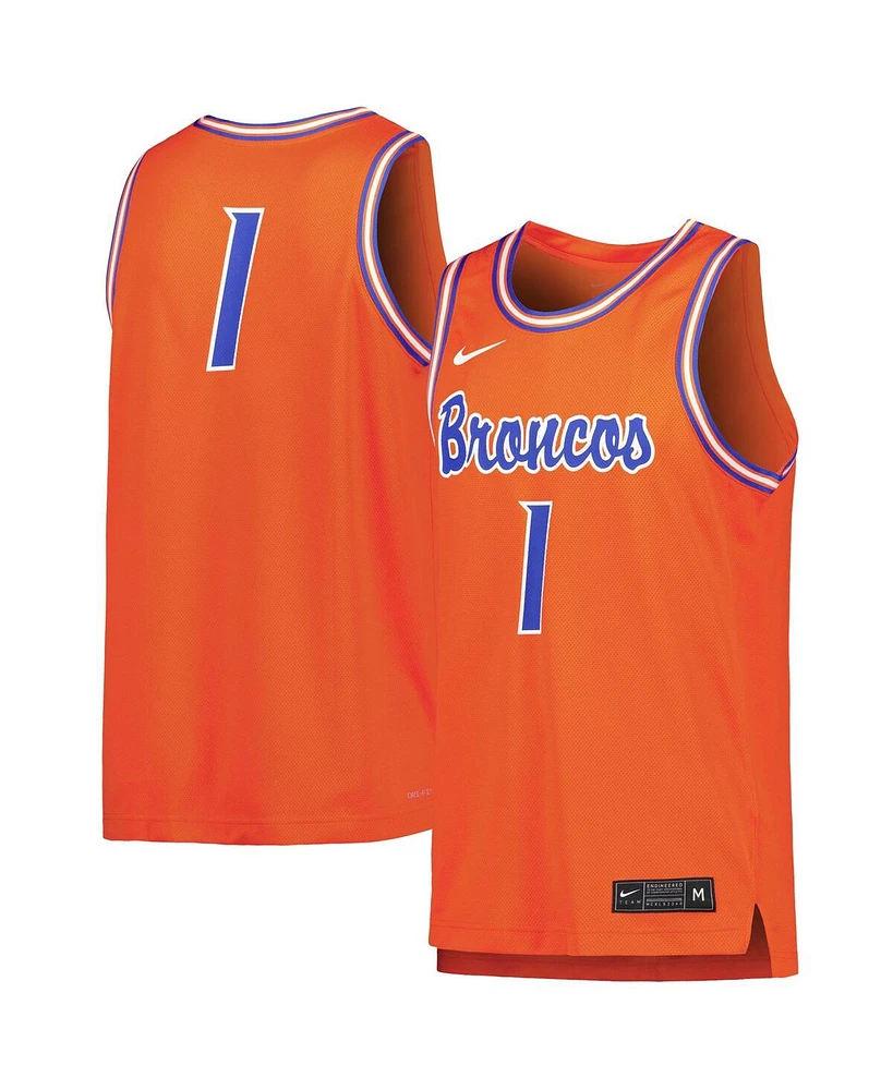 Nike Men's 1 Boise State Broncos Replica Basketball Jersey