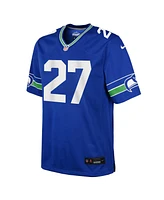 Nike Big Boys and Girls Tariq Woolen Royal Seattle Seahawks Alternate Player Game Jersey