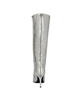 Guess Women's Richee Tall Shafted Pointy Toe Knee High Dress Boots