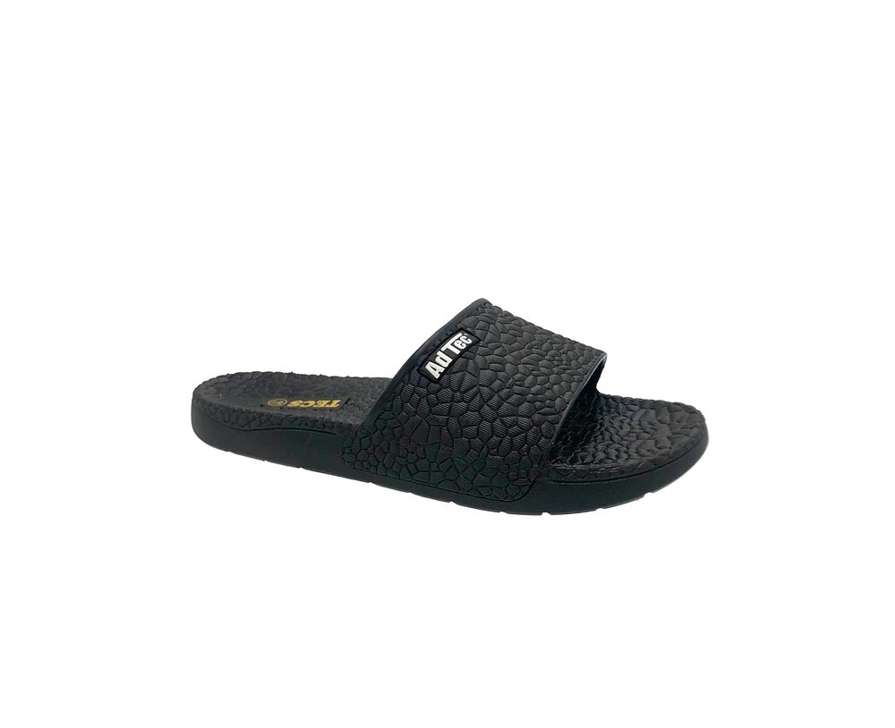 AdTec Men's Black Pebble Sandals