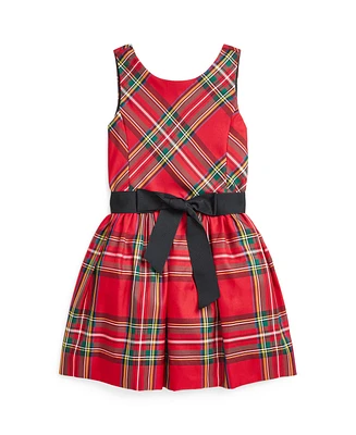 Polo Ralph Lauren Toddler and Little Girls Plaid Twill Dress