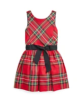 Polo Ralph Lauren Toddler and Little Girls Plaid Twill Dress