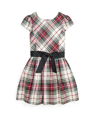 Polo Ralph Lauren Toddler and Little Girls Plaid Twill Dress